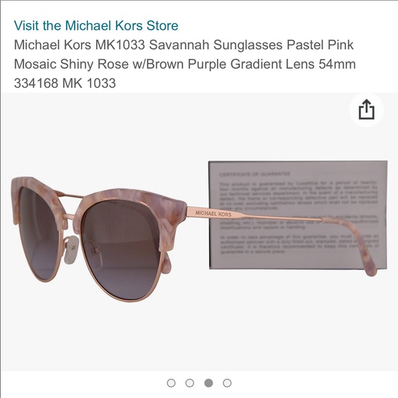 Michael Kors Savannah Sunglasses - Picture 16 of 16